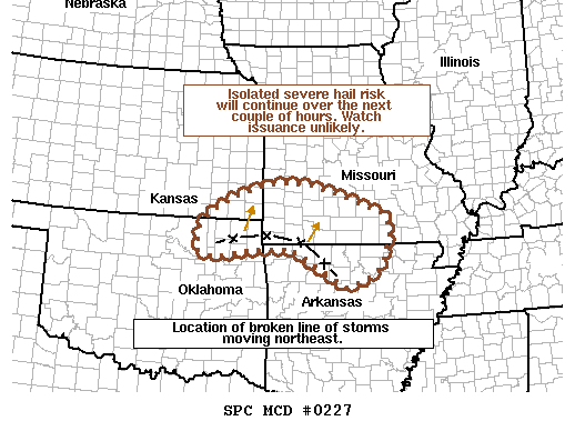 Mesoscale Discussion 227
