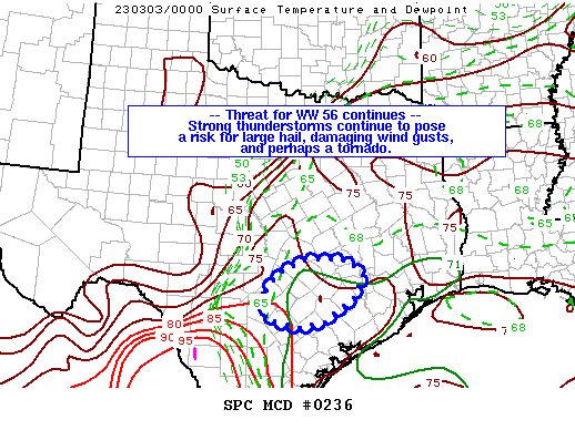 Mesoscale Discussion 236
