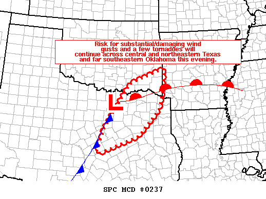 Mesoscale Discussion 237