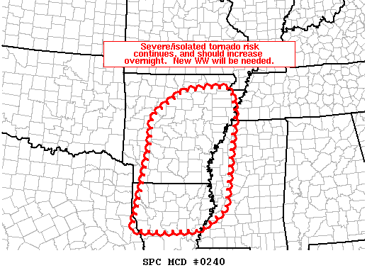 Mesoscale Discussion 240