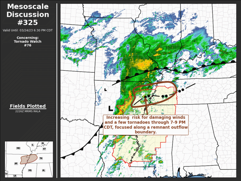 Mesoscale Discussion 325