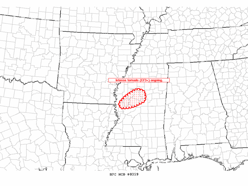 Mesoscale Discussion 329