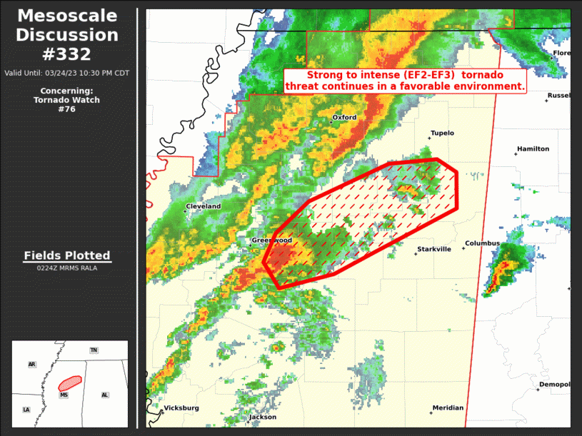 Mesoscale Discussion 332