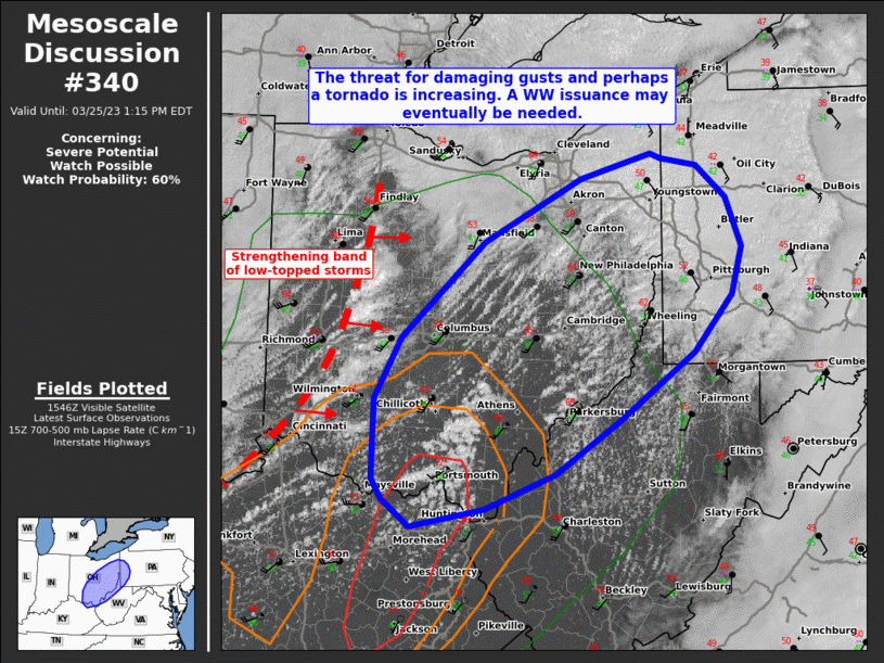 Mesoscale Discussion 340