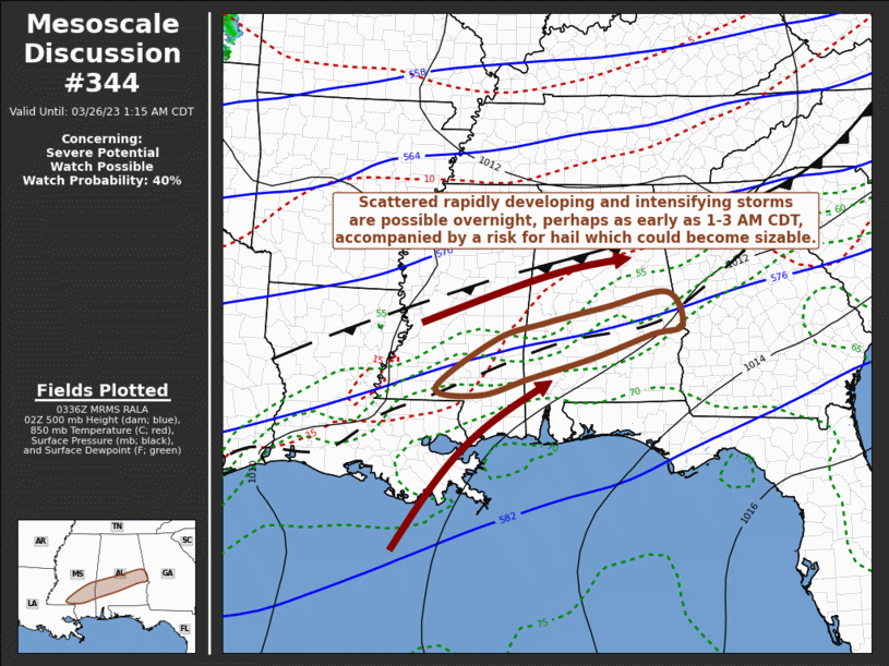 Mesoscale Discussion 344