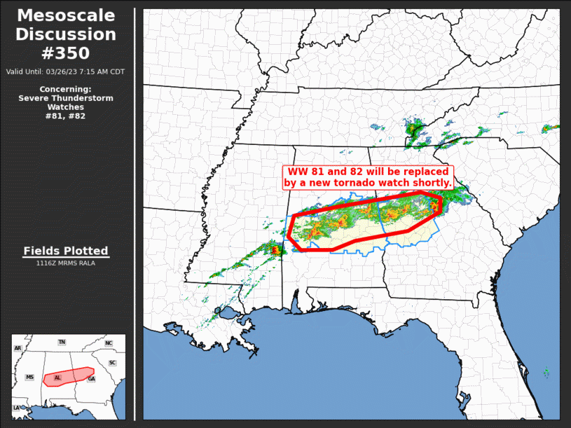 Mesoscale Discussion 350