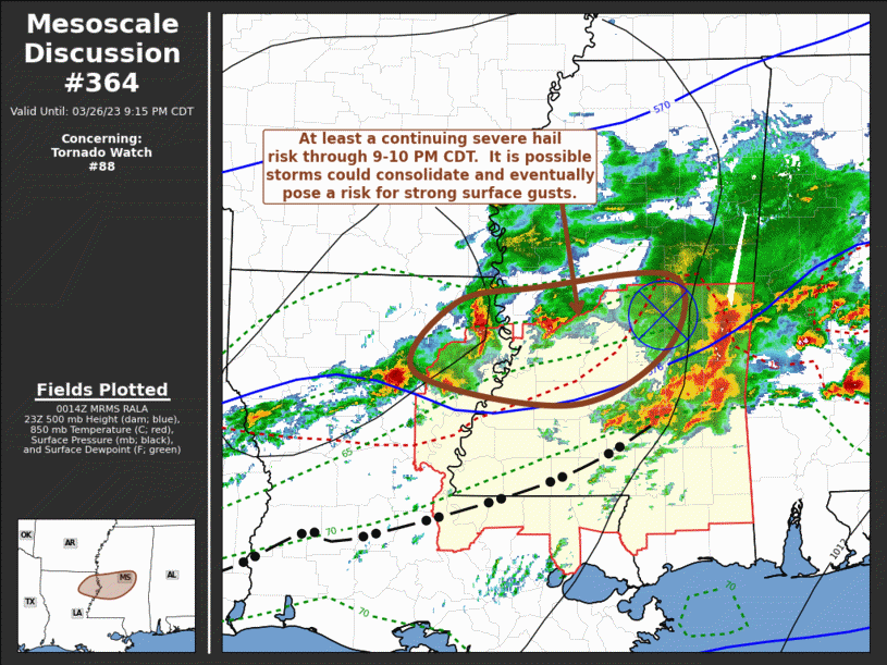 Mesoscale Discussion 364