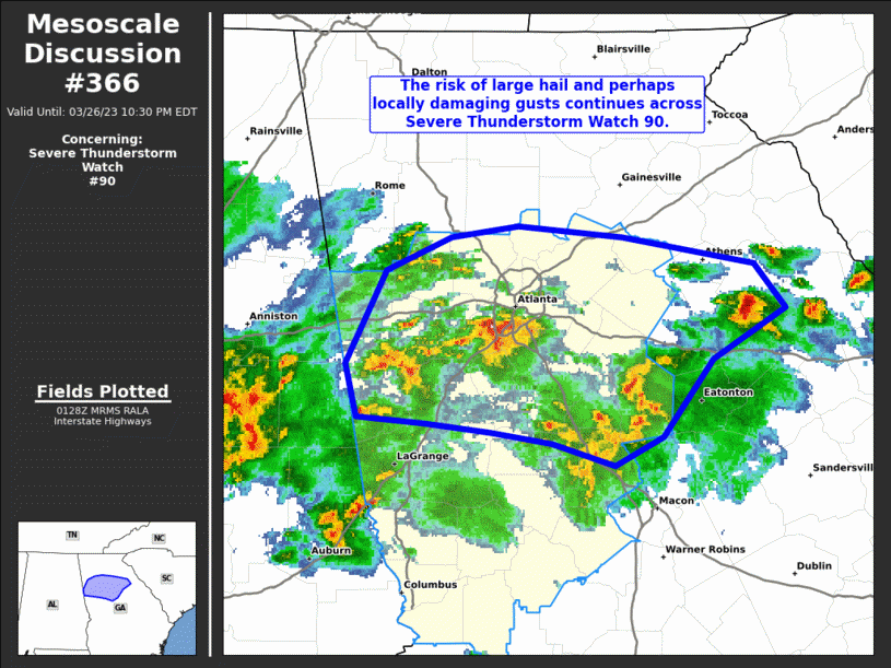 Mesoscale Discussion 366