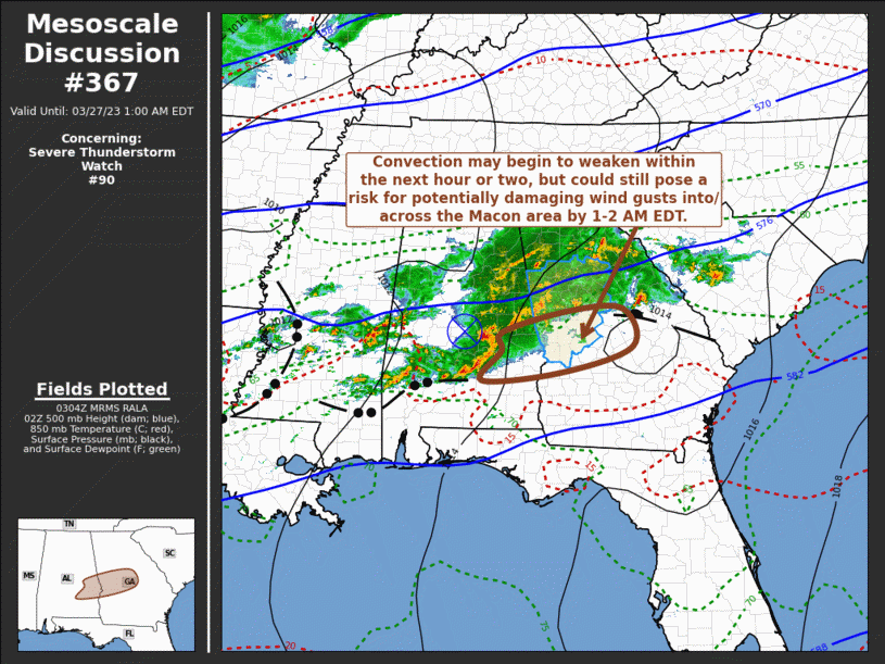 Mesoscale Discussion 367
