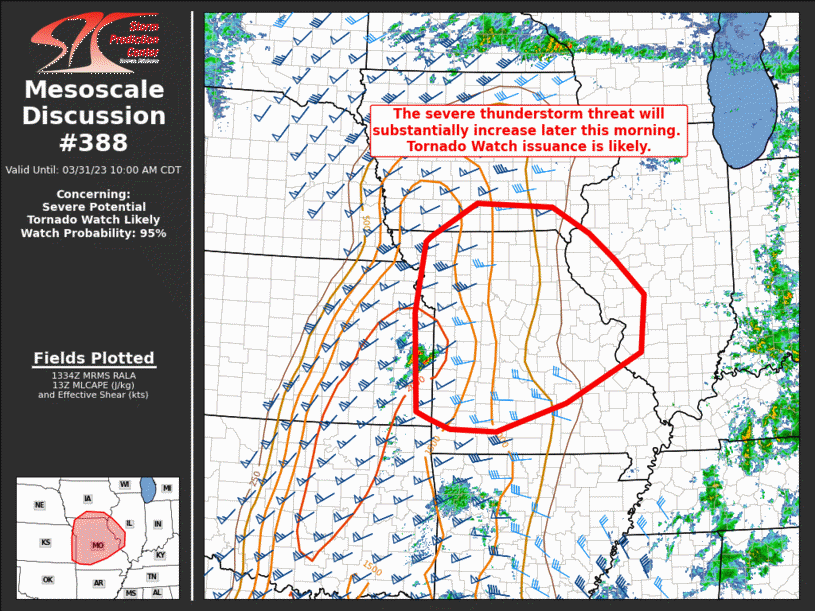 Mesoscale Discussion 388