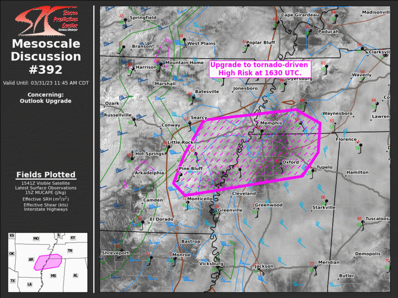 Mesoscale Discussion 392