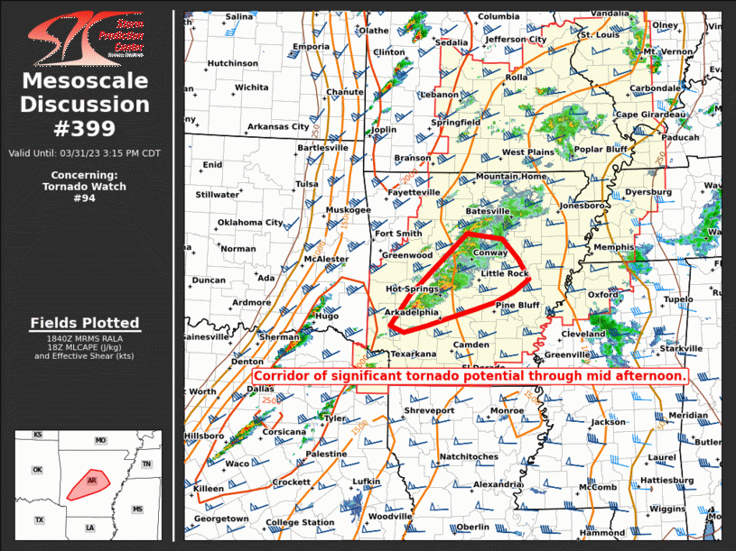 Mesoscale Discussion 399