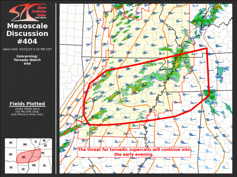 Mesoscale Discussion 404