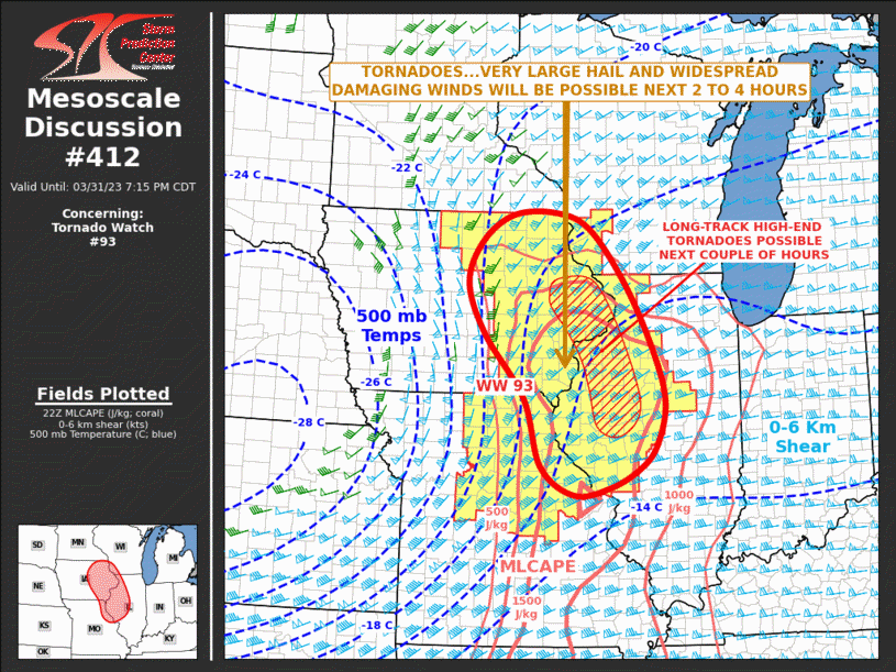 Mesoscale Discussion 412