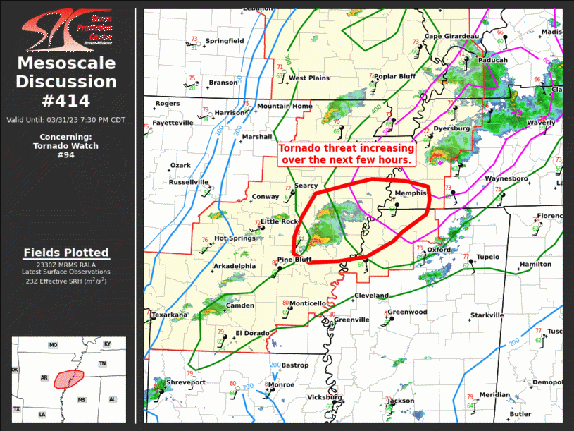 Mesoscale Discussion 414