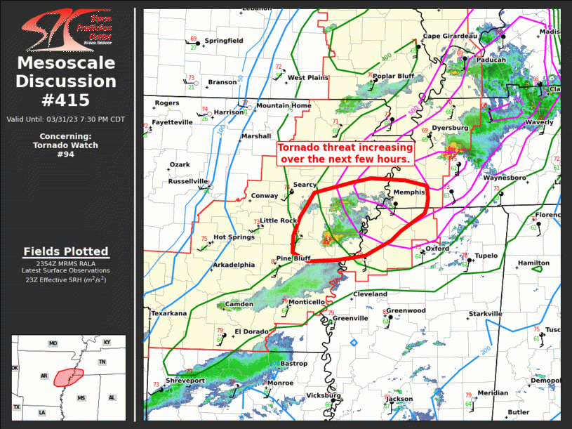 Mesoscale Discussion 415