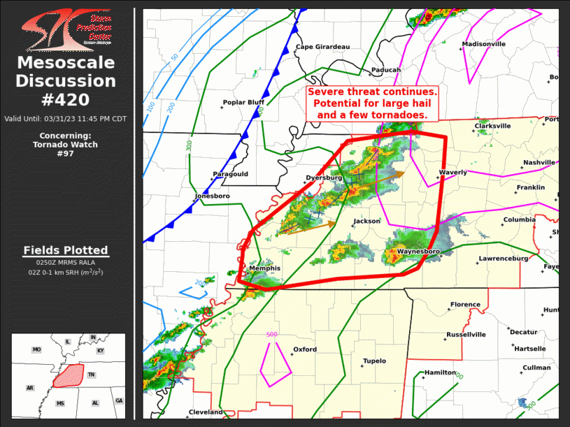 Mesoscale Discussion 420