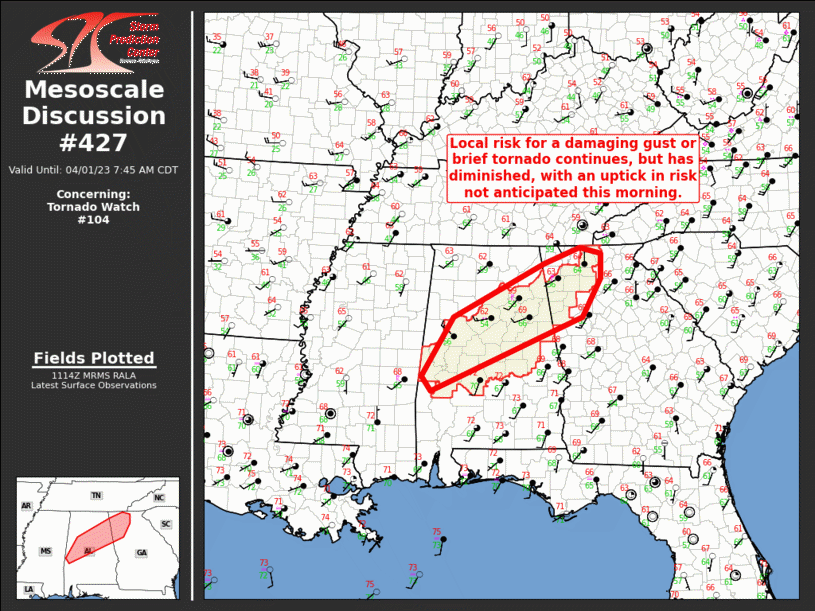 Mesoscale Discussion 427