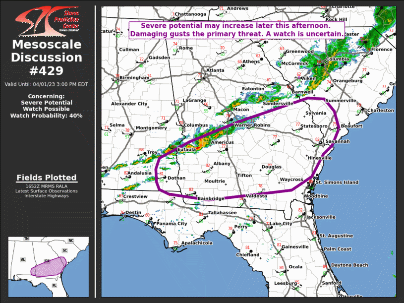 Mesoscale Discussion 429