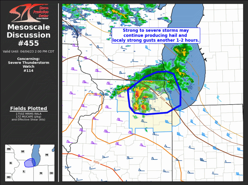 Mesoscale Discussion 455