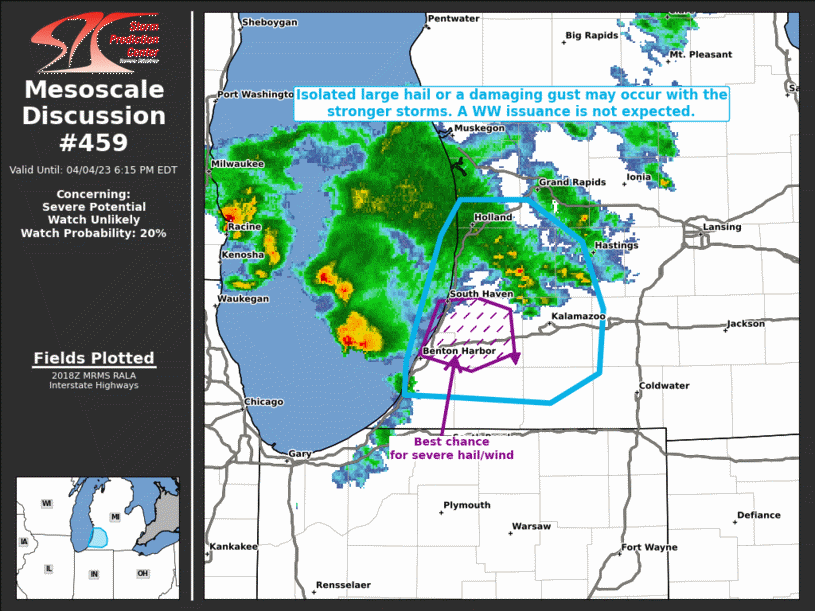 Mesoscale Discussion 459