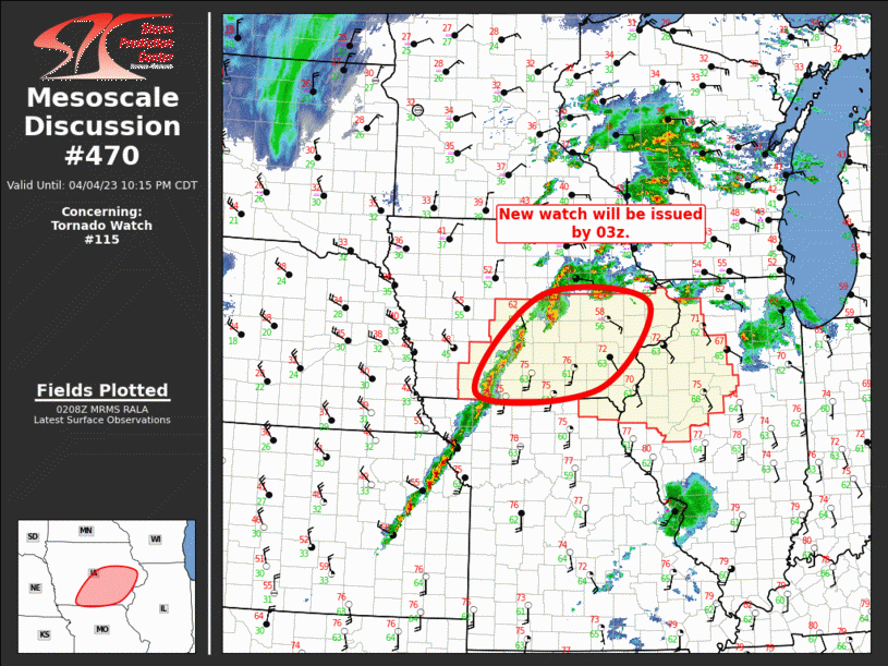 Mesoscale Discussion 470