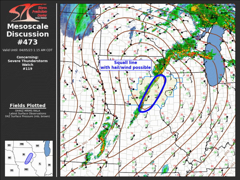 Mesoscale Discussion 473