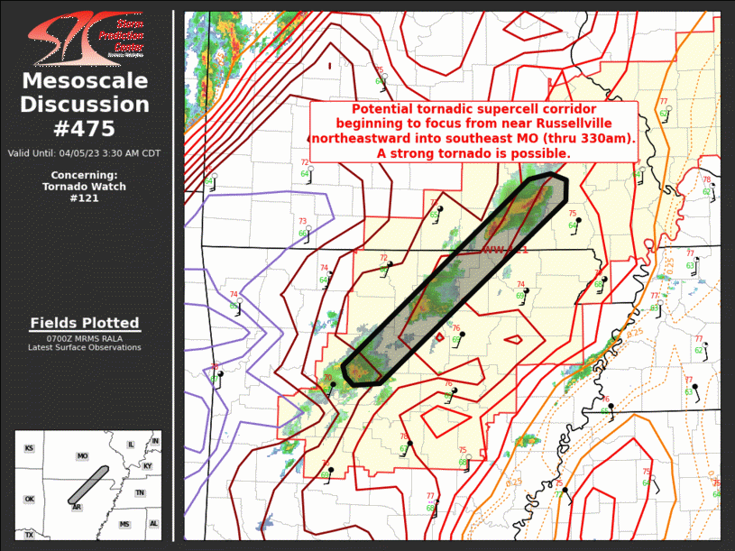 Mesoscale Discussion 475
