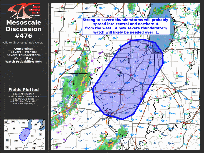 Mesoscale Discussion 476