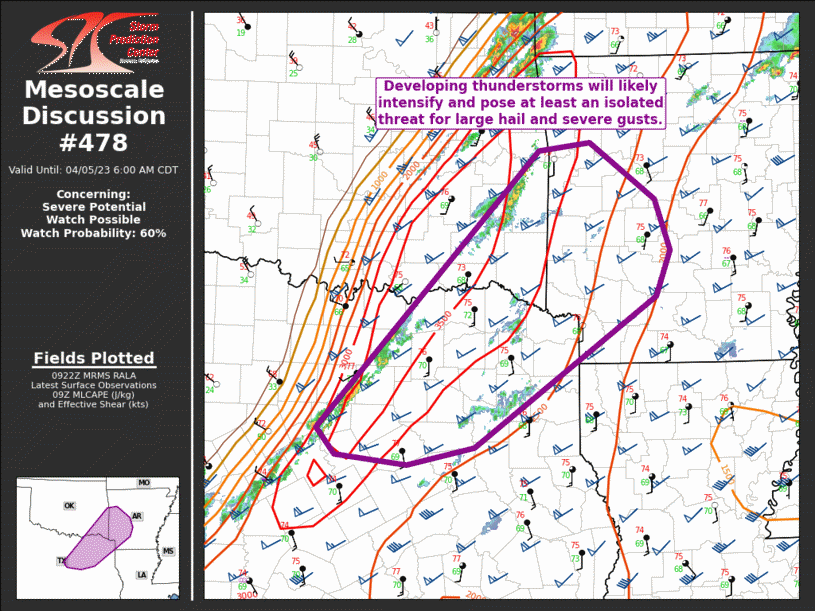Mesoscale Discussion 478