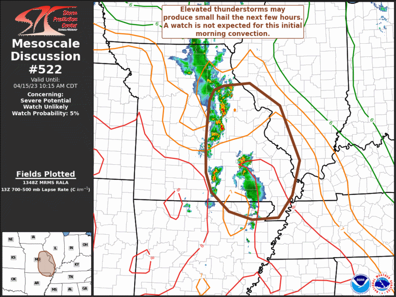Mesoscale Discussion 522