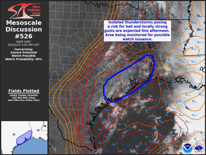 Mesoscale Discussion 526