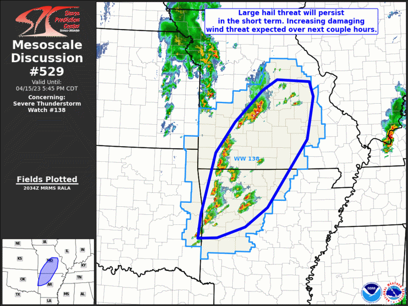 Mesoscale Discussion 529