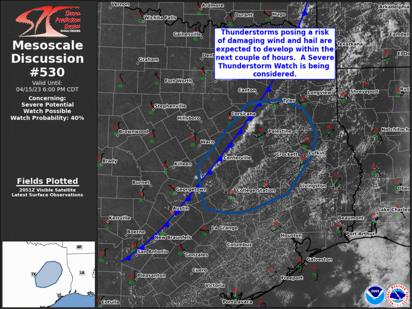 Mesoscale Discussion 530