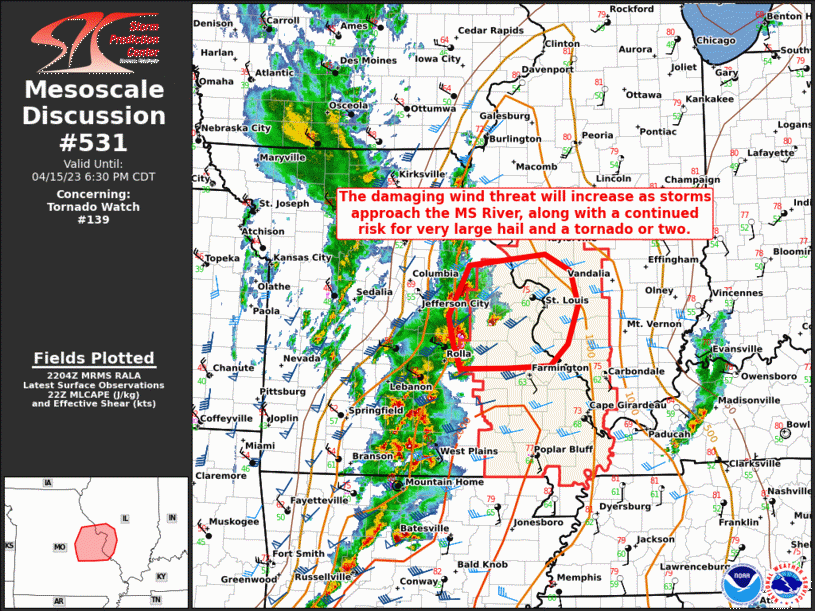 Mesoscale Discussion 531