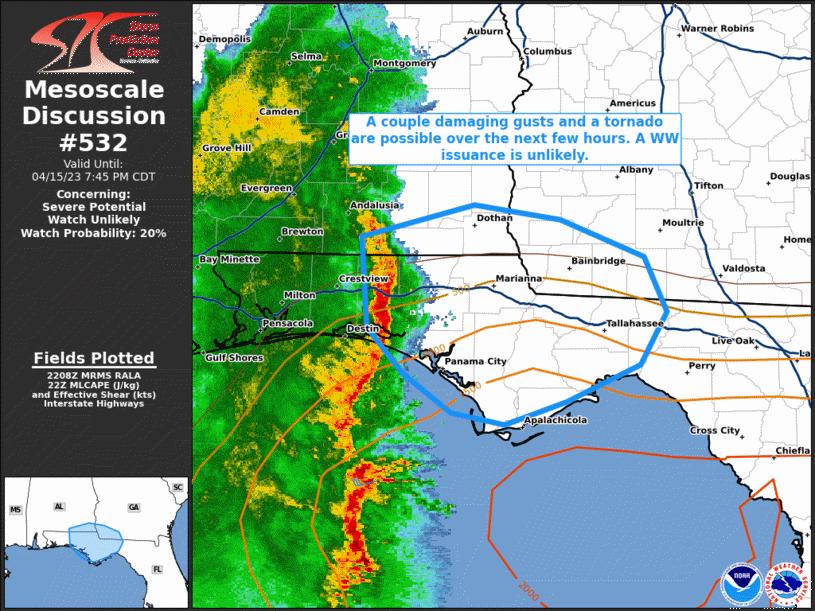 Mesoscale Discussion 532