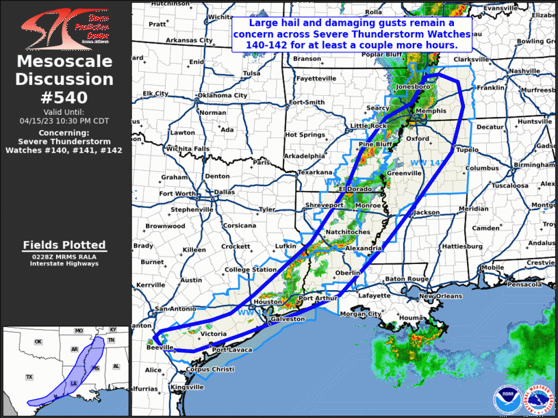 Mesoscale Discussion 540