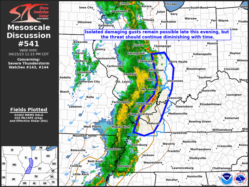 Mesoscale Discussion 541