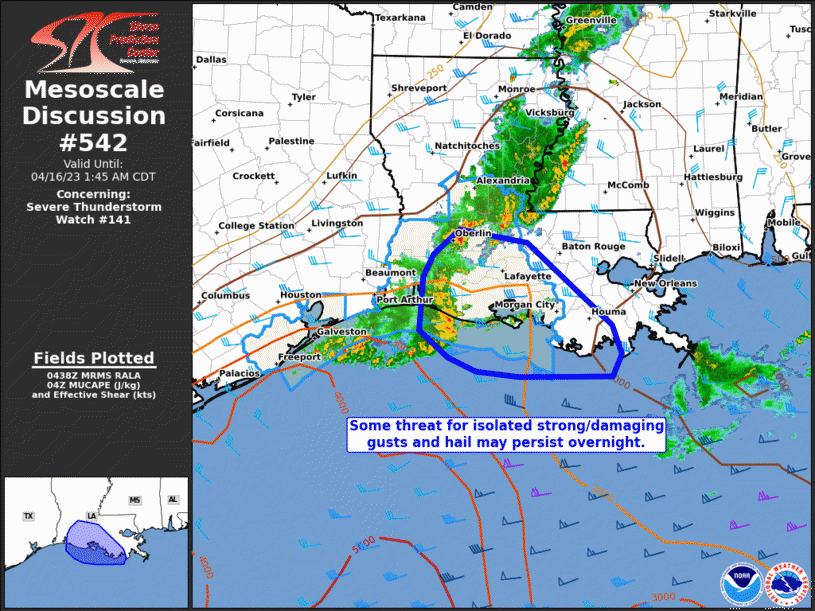 Mesoscale Discussion 542