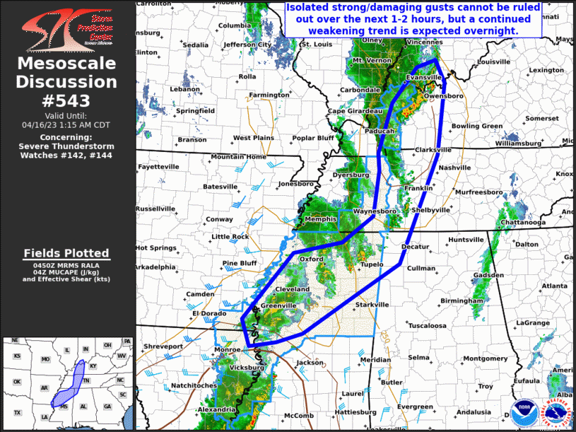 Mesoscale Discussion 543