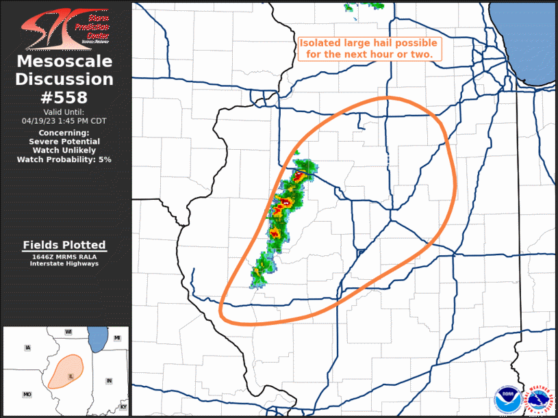 Mesoscale Discussion 558