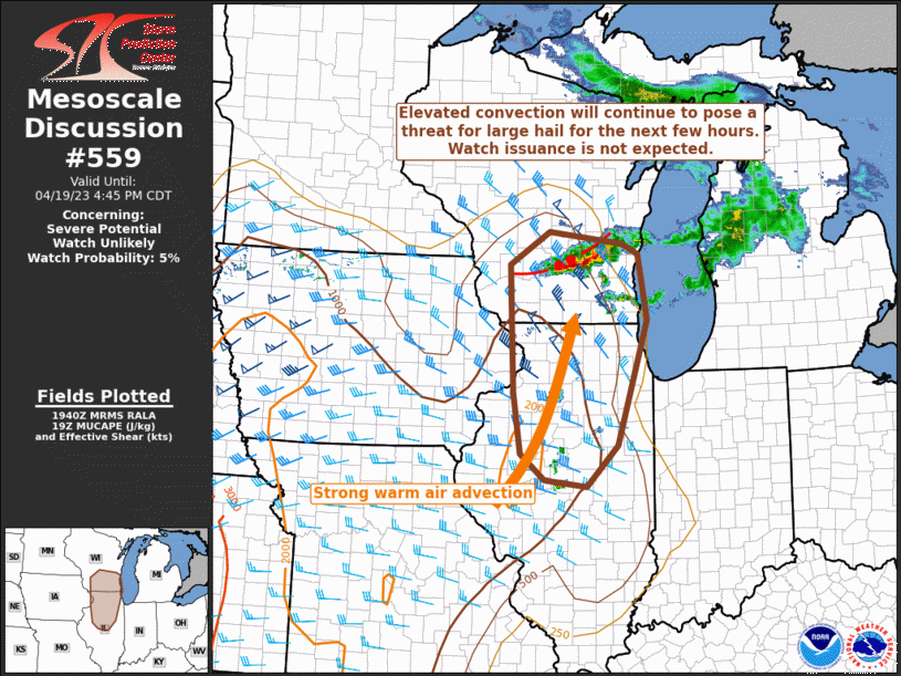 Mesoscale Discussion 559