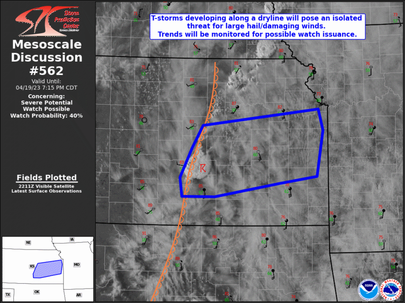 Mesoscale Discussion 562