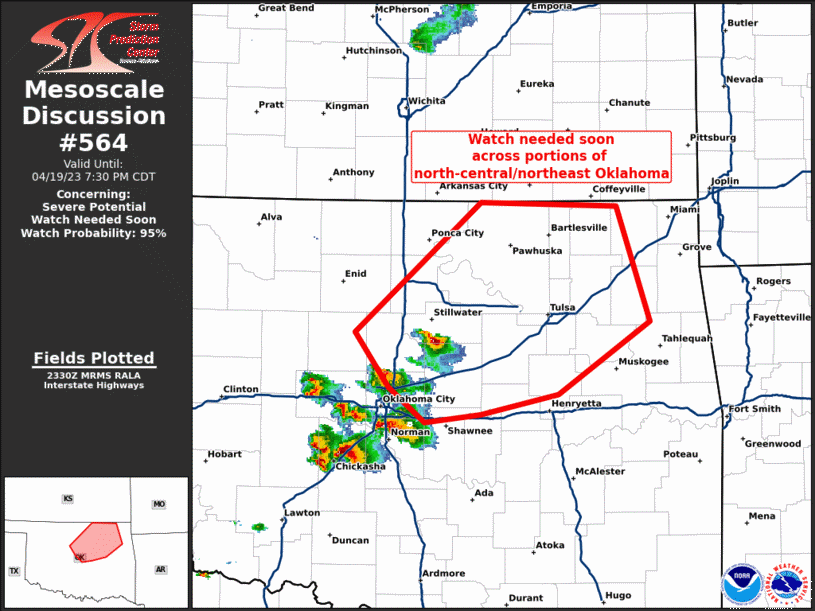 Mesoscale Discussion 564