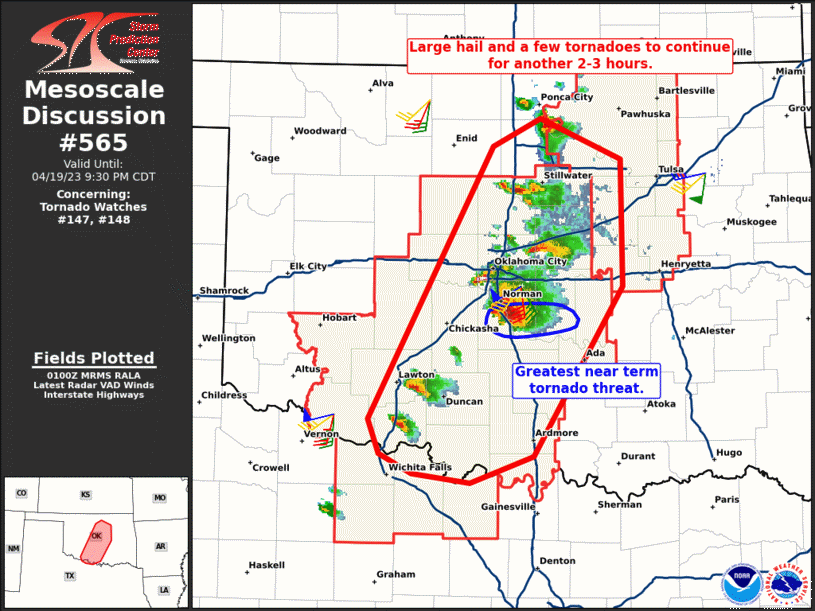 Mesoscale Discussion 565