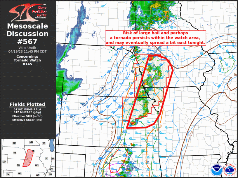 Mesoscale Discussion 567