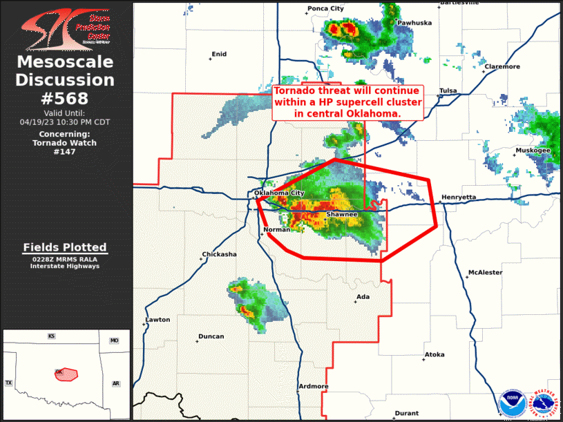 Mesoscale Discussion 568