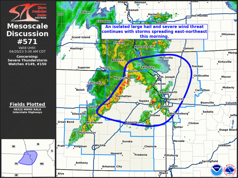 Mesoscale Discussion 571