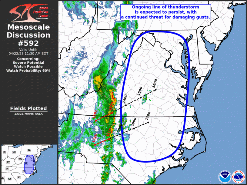 Mesoscale Discussion 592