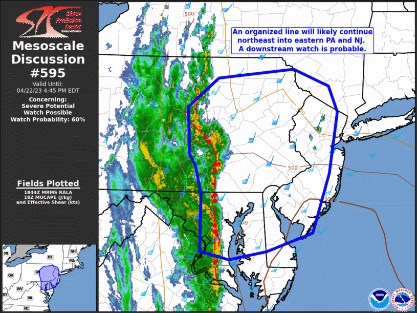 Mesoscale Discussion 595